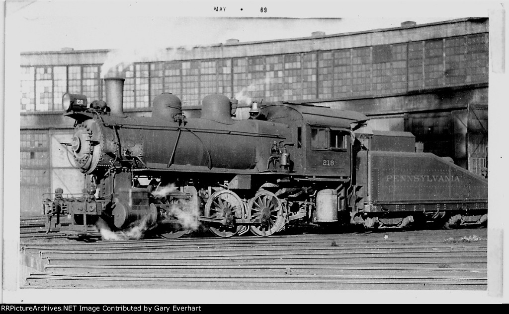 PRR 0-6-0 #218 - Pennsyvlania RR